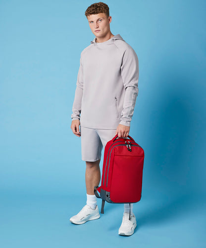Ice Grey athleisure sports backpack front view