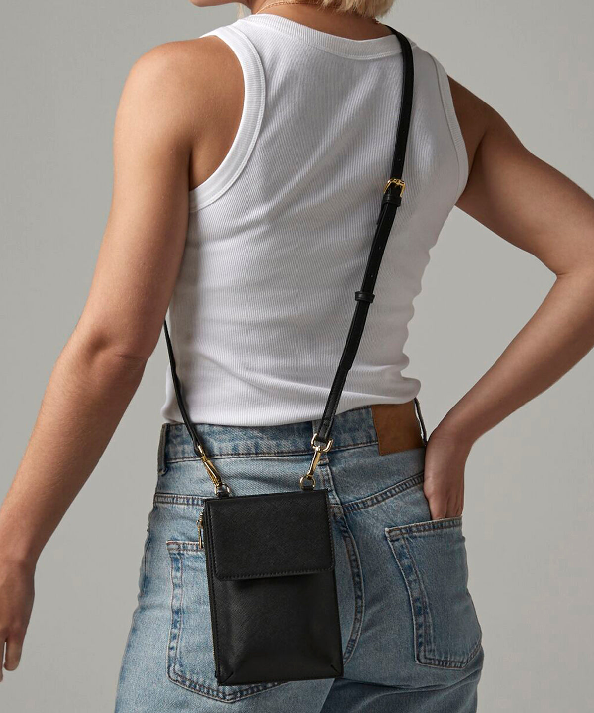 Men's Custom Printed Organic Zip-Up Bag