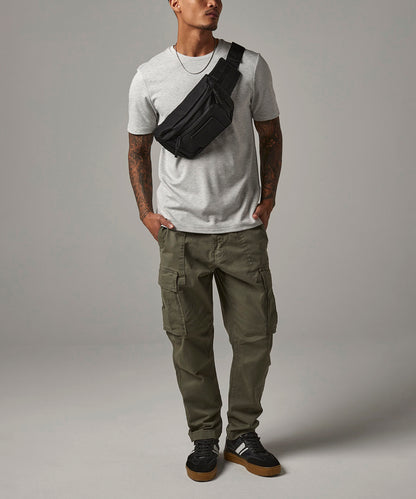 Black molle utility waistpack front view