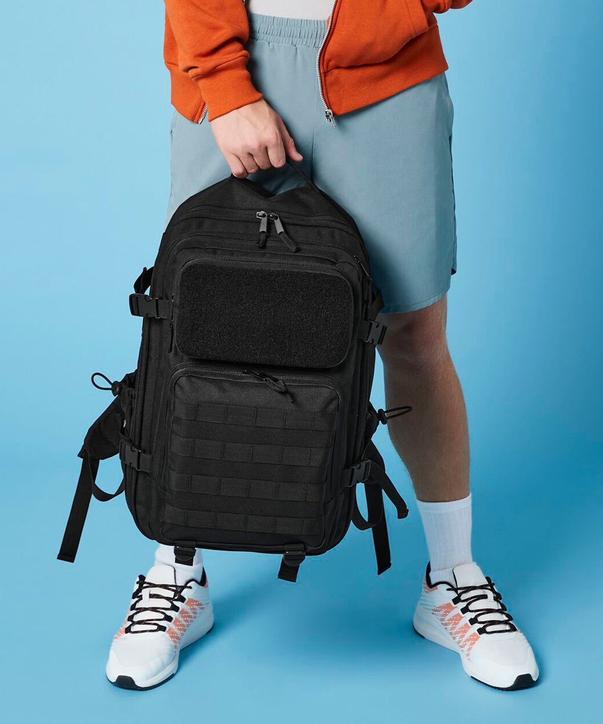 Men's Custom Printed Zip-Up Backpack