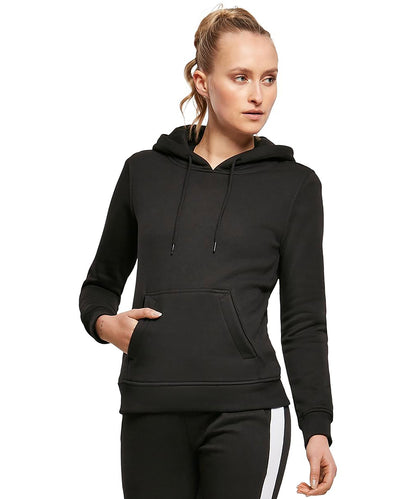 White Women's heavy hoodie front view