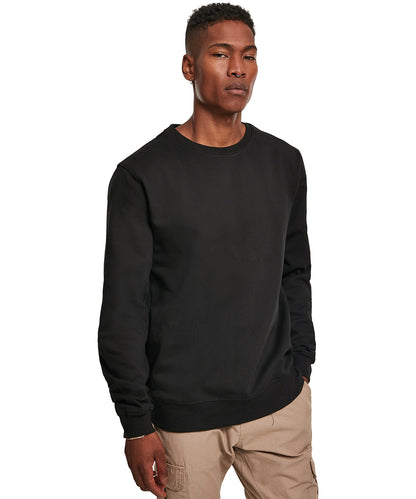 White premium crew neck front view