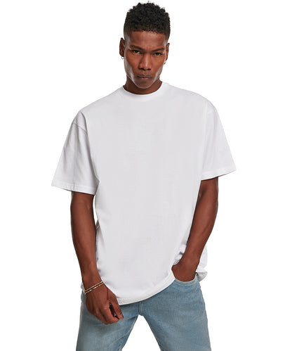White premium combed jersey front view