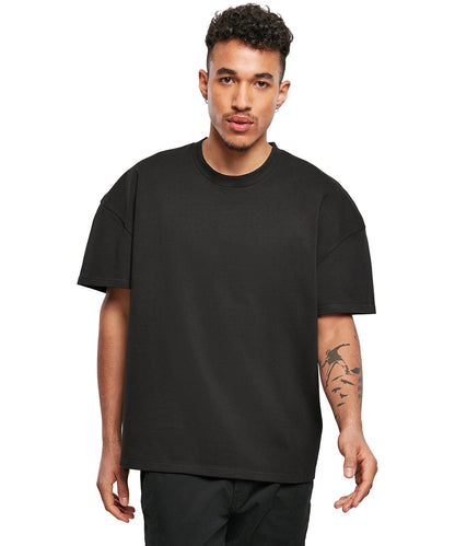 White ultra heavy cotton box tee front view