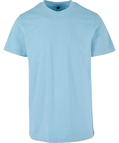 Acid Washed Round Neck Tee