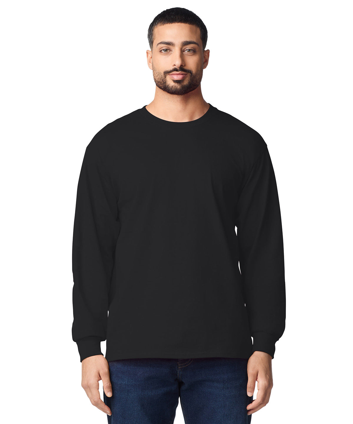 Unisex Custom Printed Long Sleeve Cotton Long Sleeve T-Shirt