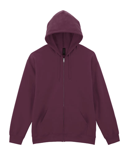 Unisex Custom Printed or Embroidered Zip-Up Fleece Zip-Up Hoodie