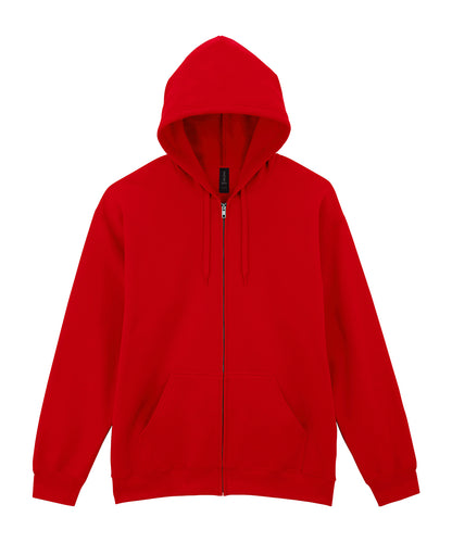 Unisex Custom Printed or Embroidered Zip-Up Fleece Zip-Up Hoodie