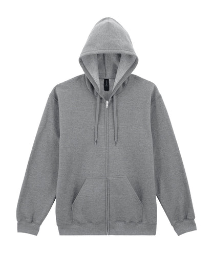 Unisex Custom Printed or Embroidered Zip-Up Fleece Zip-Up Hoodie