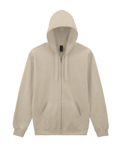 Unisex Custom Printed or Embroidered Zip-Up Fleece Zip-Up Hoodie