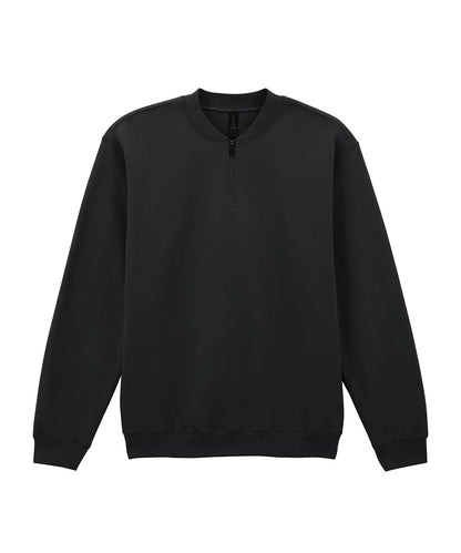 Unisex Custom Printed or Embroidered Zip-Up Quarter Zip Quarter Zip Sweatshirt