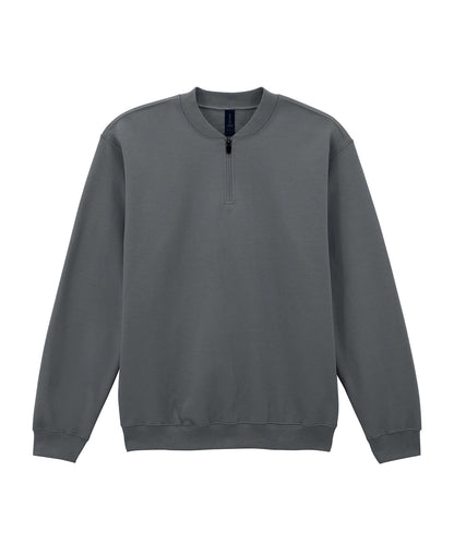 Unisex Custom Printed or Embroidered Zip-Up Quarter Zip Quarter Zip Sweatshirt