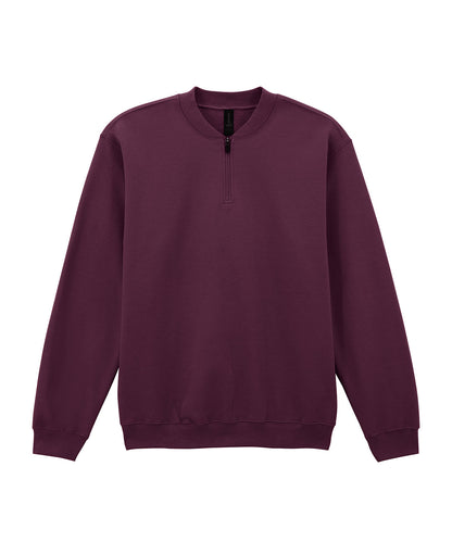 Unisex Custom Printed or Embroidered Zip-Up Quarter Zip Quarter Zip Sweatshirt