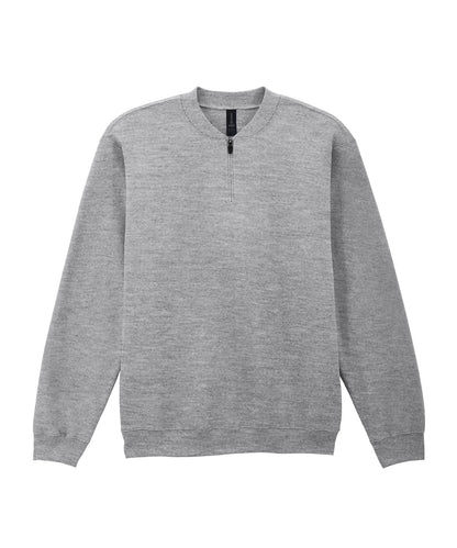 Unisex Custom Printed or Embroidered Zip-Up Quarter Zip Quarter Zip Sweatshirt