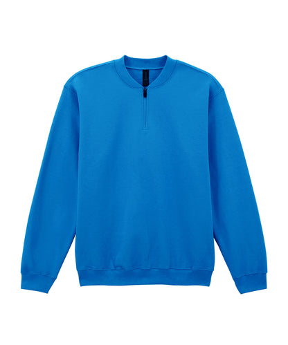 Unisex Custom Printed or Embroidered Zip-Up Quarter Zip Quarter Zip Sweatshirt
