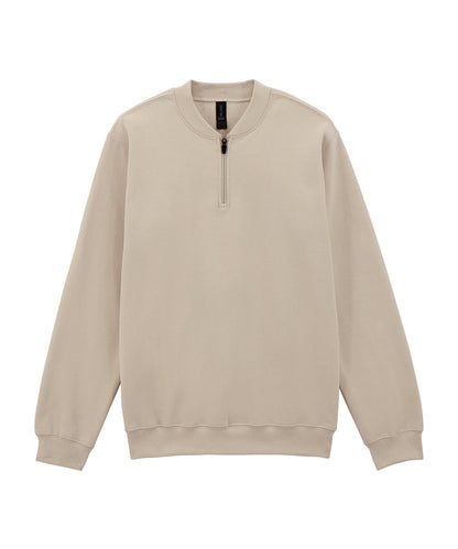 Unisex Custom Printed or Embroidered Zip-Up Quarter Zip Quarter Zip Sweatshirt