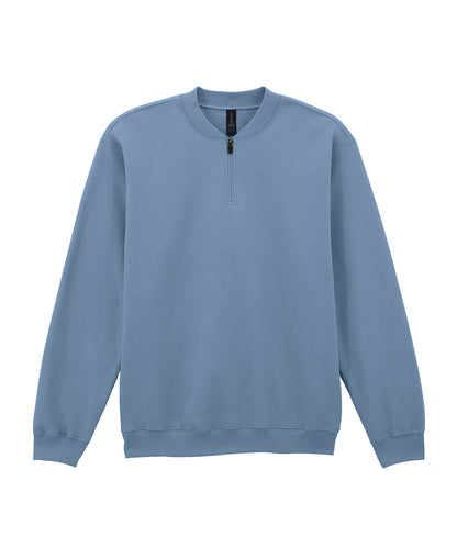 Unisex Custom Printed or Embroidered Zip-Up Quarter Zip Quarter Zip Sweatshirt