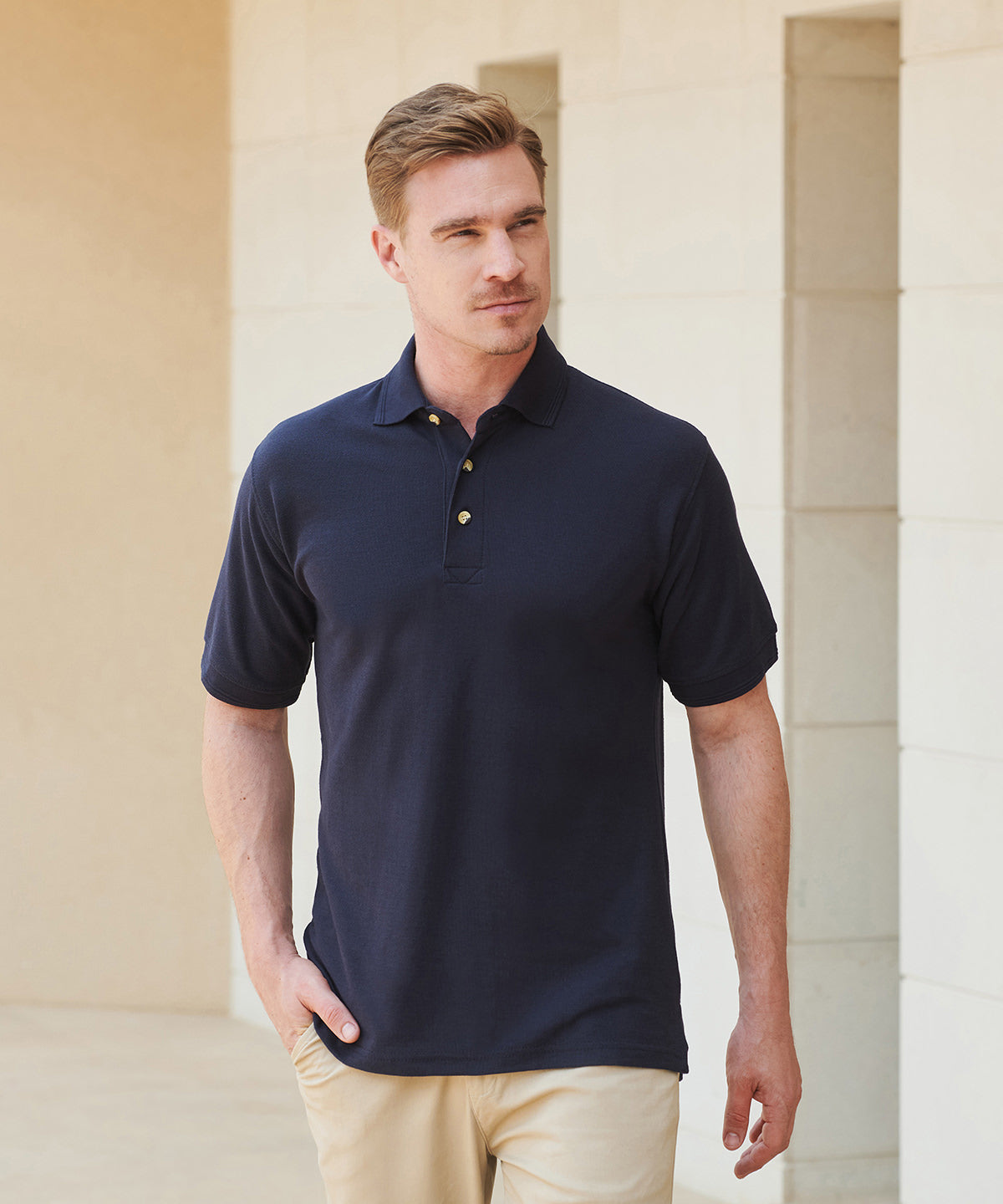 Unisex Custom Printed or Embroidered Heavyweight Classic Fit Polo Shirt