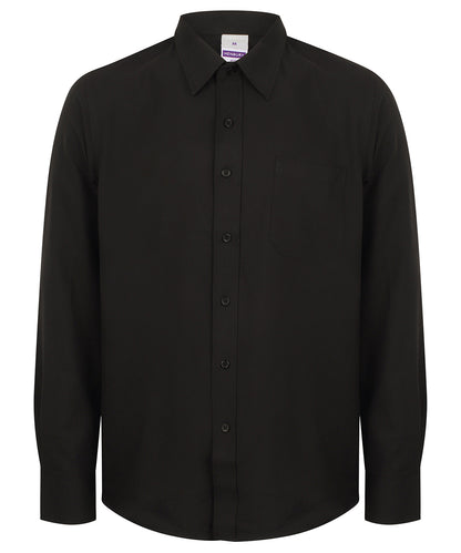 Unisex Custom Printed or Embroidered Performance Long Sleeve Workwear Shirt