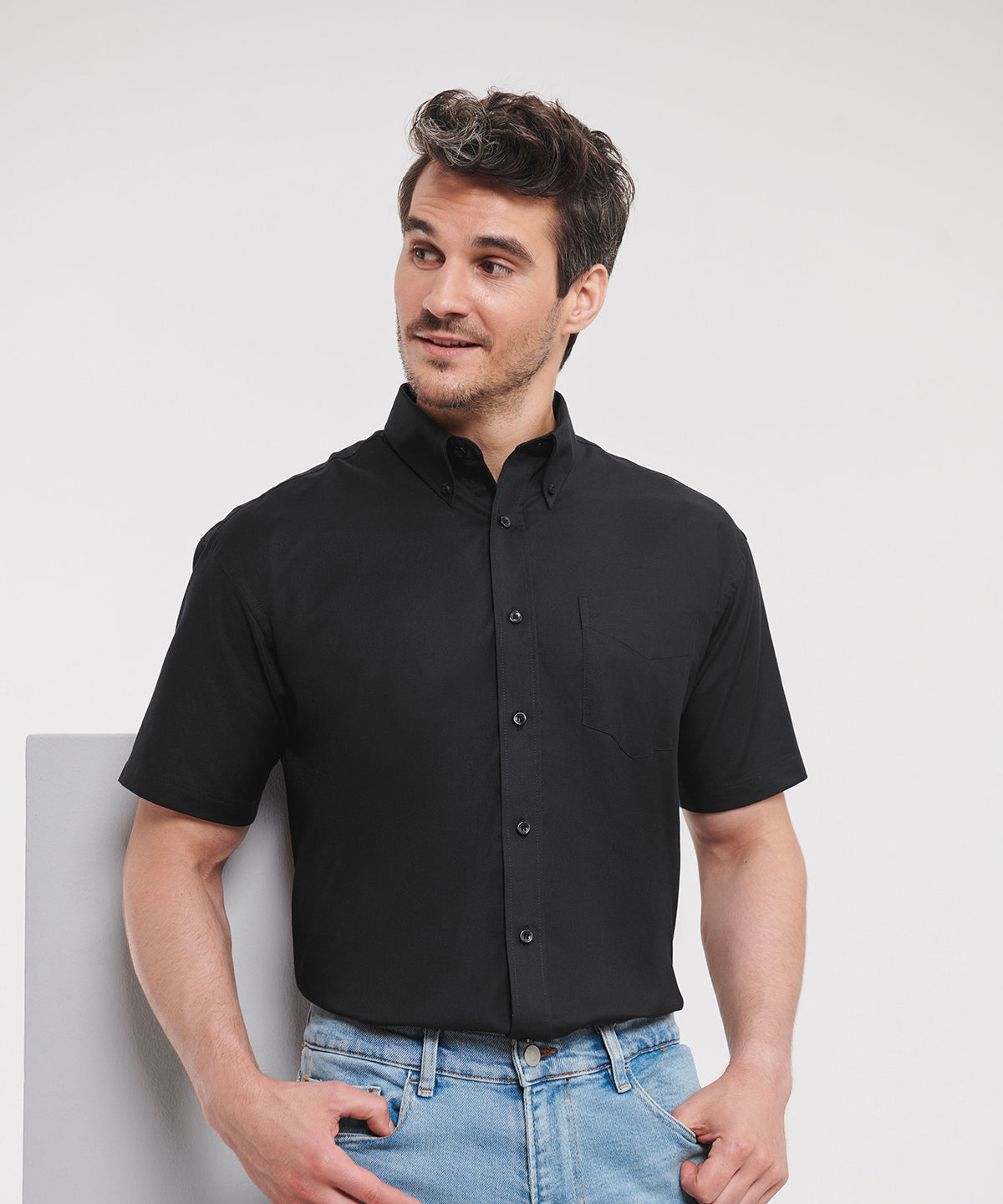 Unisex Custom Printed or Embroidered Short Sleeve Workwear Shirt