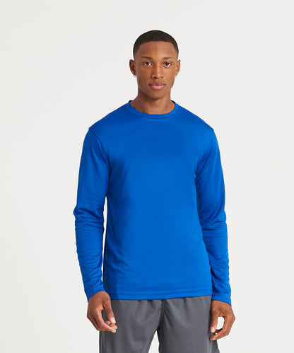 Sapphire Blue long sleeve cool t front view