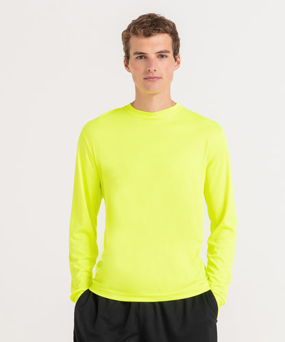 Royal Blue long sleeve active t front view