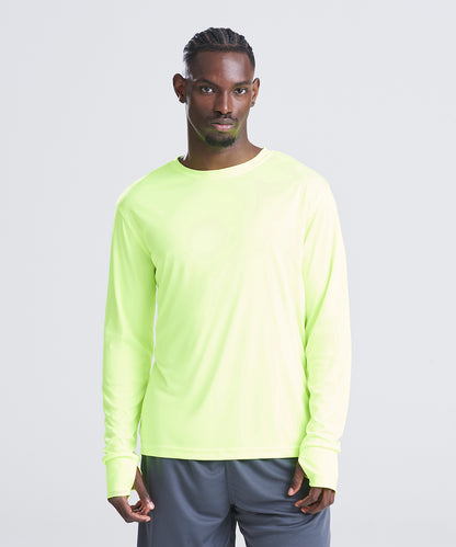 Unisex Custom Printed Reflective Organic Long Sleeve T-Shirt