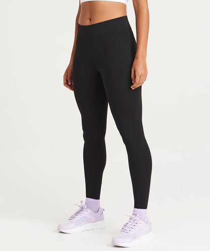Jet Black* Women's cool athletic pants front view