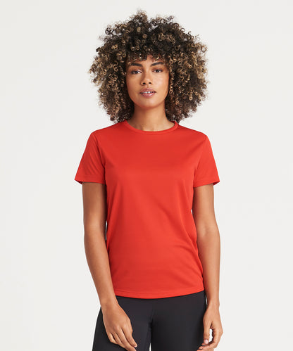 Sun Yellow Women's recycled cool t front view