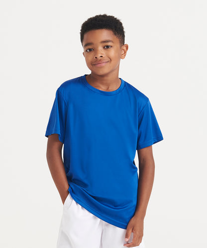 Royal Blue kids cool smooth t front view