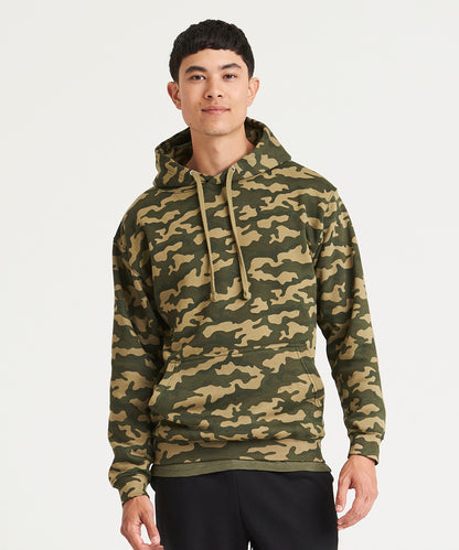 Grey Camo camo hoodie front view