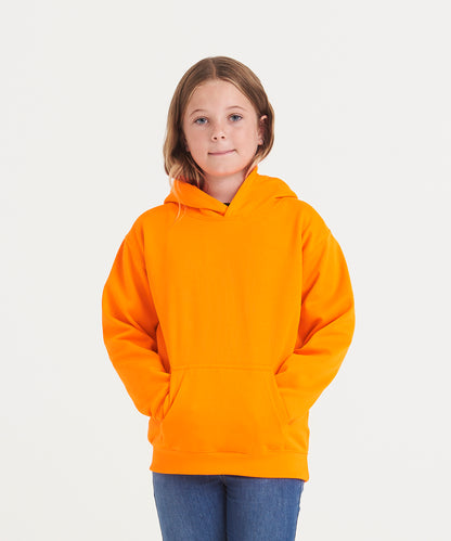 Electric Yellow kids electric hoodie front view