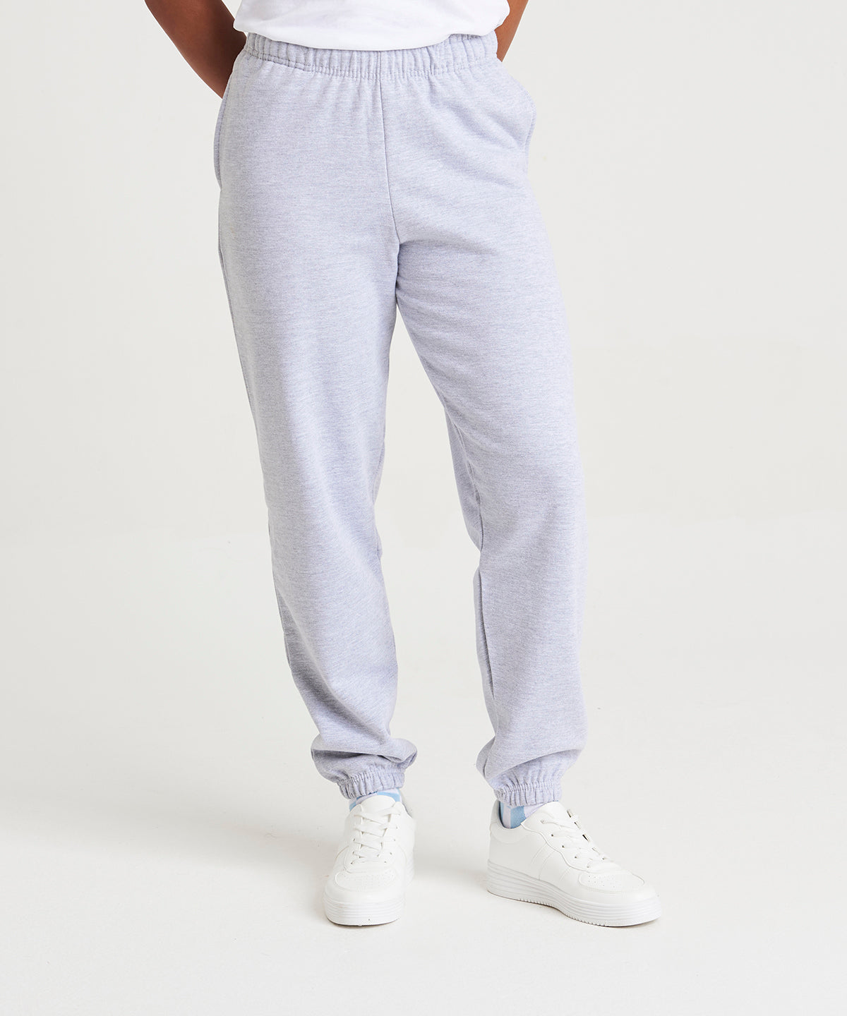 New French Navy college cuffed sweatpants front view