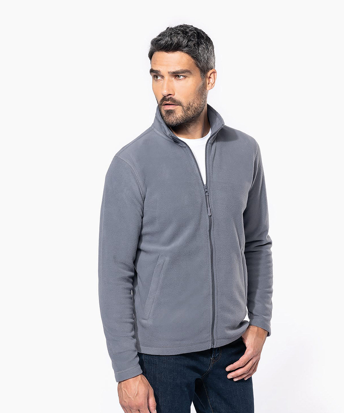 Unisex Custom Printed or Embroidered Zip-Up Fleece Fleece Jacket