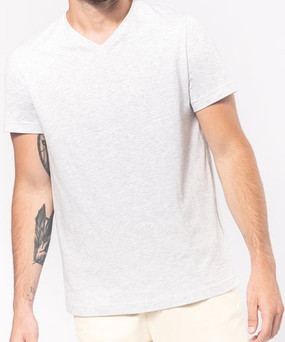 Men's Custom Printed Cotton Contrast T-Shirt