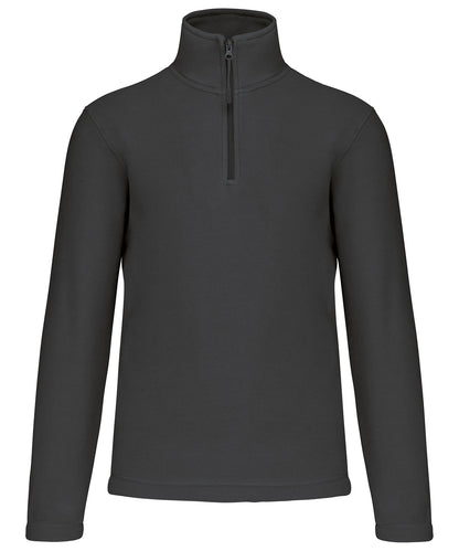 Unisex Custom Printed or Embroidered Zip-Up Quarter Zip Fleece Jacket