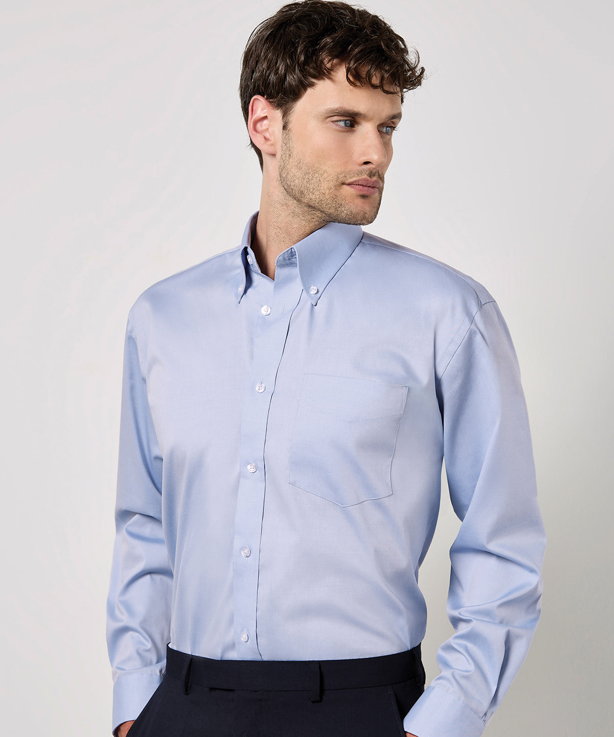 Men's Custom Printed or Embroidered Long Sleeve Classic Fit Workwear Shirt