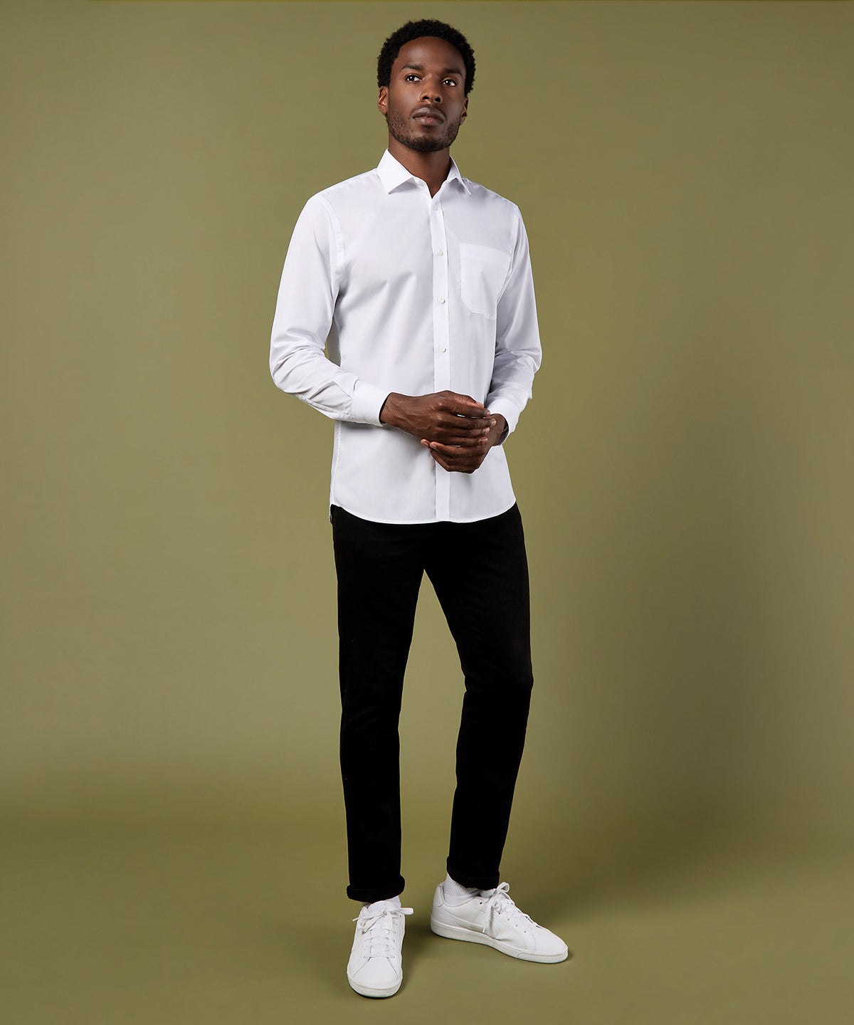 Men's Custom Printed or Embroidered Long Sleeve Workwear Shirt