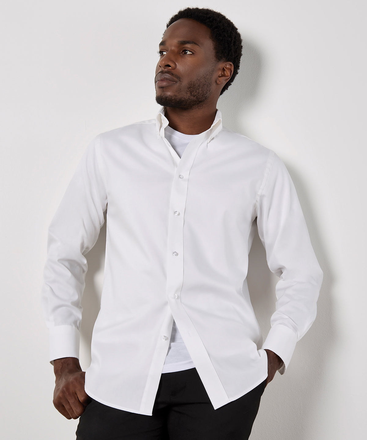 Men's Custom Printed or Embroidered Premium Long Sleeve Workwear Shirt