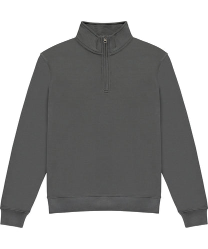 Unisex Custom Printed or Embroidered Zip-Up Quarter Zip Quarter Zip Sweatshirt
