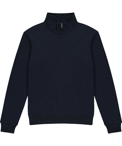 Unisex Custom Printed or Embroidered Zip-Up Quarter Zip Quarter Zip Sweatshirt
