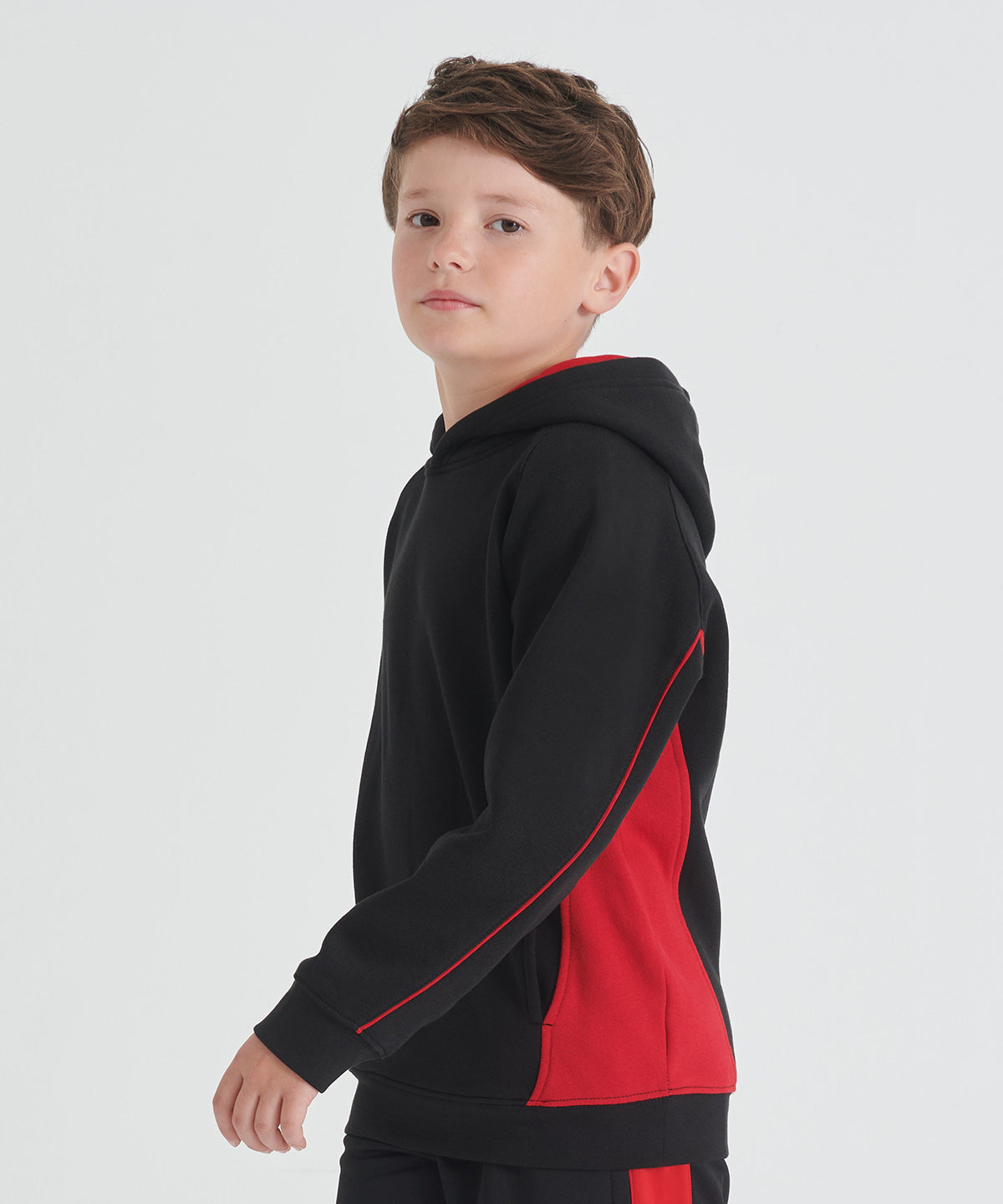 Kids Custom Printed or Embroidered Contrast Hoodie