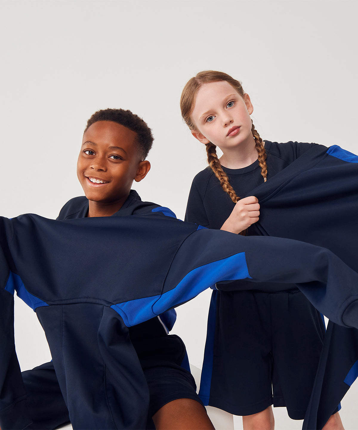 Kids Custom Printed or Embroidered Zip-Up Fleece Zip-Up Hoodie