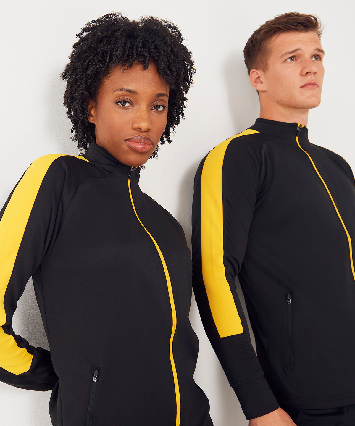 Custom Printed Performance Contrast Tracksuit Top