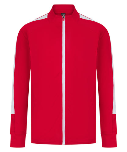 Custom Printed Performance Contrast Tracksuit Top