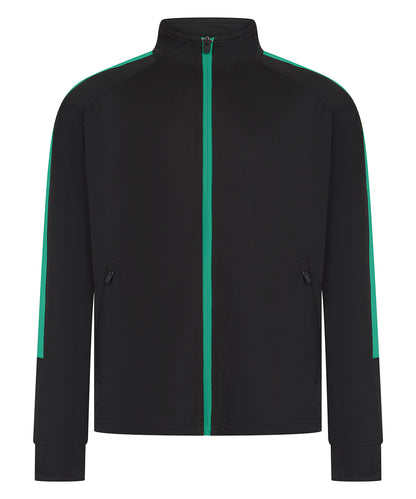 Kids Custom Printed Performance Contrast Tracksuit Top