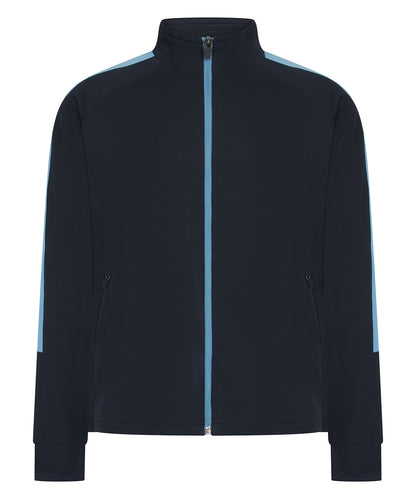Kids Custom Printed Performance Contrast Tracksuit Top