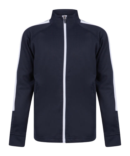 Kids Custom Printed Performance Contrast Tracksuit Top