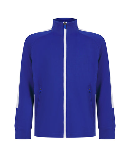 Kids Custom Printed Performance Contrast Tracksuit Top