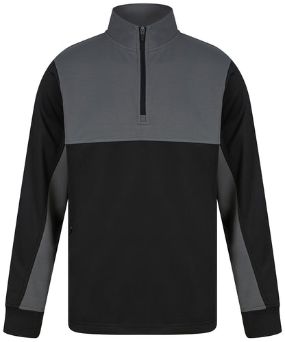 Men's Custom Printed Zip-Up Quarter Zip Tracksuit Top